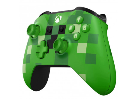 Джойстик Xbox One S/X Controller Wireless Minecraft Creeper (OEM в пакете)