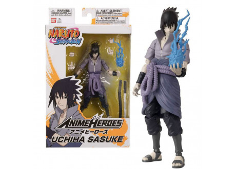 Экшн-фигурка Anime Heroes: Naruto Shippuden - Uchiha Sasuke Action Figure, 15cm