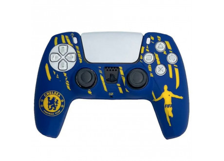 Чехол защитный PS5 Silicone Case for Controller FC Chelsea