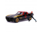 Модель автомобиля JADA 1:24 scale Marvel's Avengers - Black Widow and 1966 Chevy Corvette