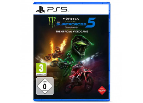 Monster Energy Supercross 5 - The Official Videogame [PS5, английская версия]