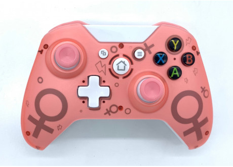 Джойстик XB\PS3\PC Controller Wireless N-1 2.4G Pink