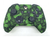 Чехол защитный Xbox One Silicone Case for Controller Черепа Green