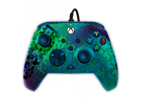 Джойстик XB Series X|S/ XB One/ PC Controller Wired Rematch Glitch Green 023-GG