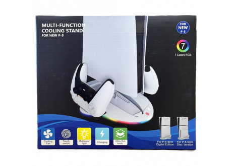 Подставка PS5 Slim Multifunctional Cooling Stand (YZC-499)