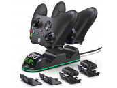 Зарядная станция Xbox Series S/X - Xbox One Charging Dock + 2 АКБ 1300 mAh Black IV-X131 OIVO