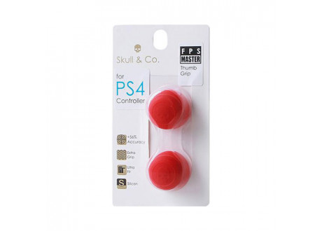 Насадка PS4 for Stick Skull&co FPS Master Thumb Grip  ?19.5*13.7mm Red