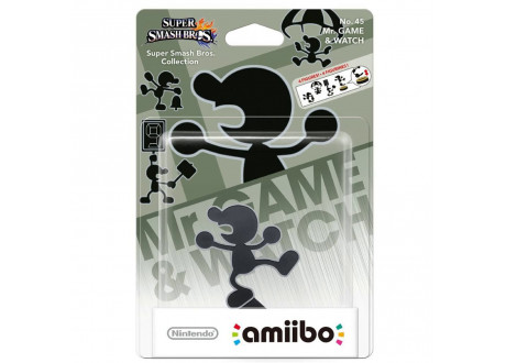 Mr. Game & Watch - №45 (Super Smash Bros. коллекция) [Nintendo Amiibo Character]