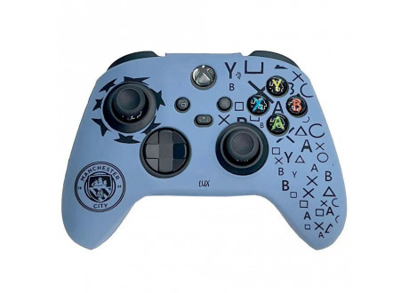 Чехол защитный Xbox Series S/X - Xbox One Silicone Case for Controller FC Manchester City