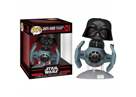 Фигурка Funko Pop! Rides Deluxe: Star Wars - Darth Vader with TIE Advanced x1 Starfighter (742)
