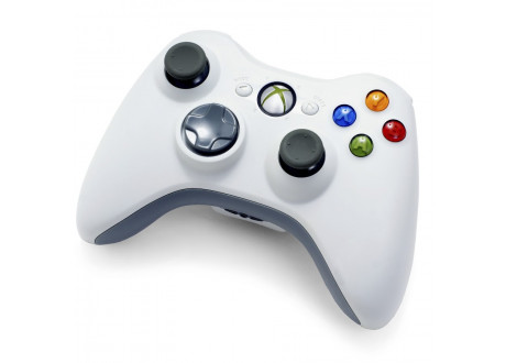 Джойстик X-BOX 360 Controller Wireless White (NSF-00003)