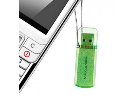 USB  8GB  Silicon Power  Helios 101  зёленый