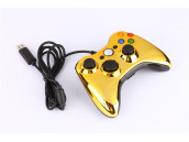 Джойстик X-BOX 360 Wired Controller Chrome Gold