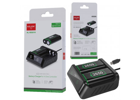 Набор зарядная станция + 2 аккумулятора XB One Battery Charger AL-XB2010 AOLION