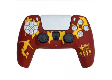 Чехол защитный PS5 Silicone Case for Controller FC Barcelona