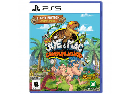 New Joe & Mac: Caveman Ninja - T-Rex Edition [PS5, русские субтитры]