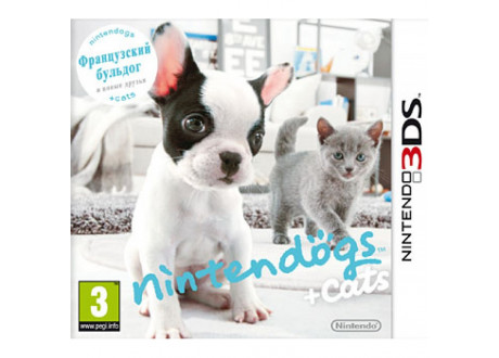 Nintendogs+Cats. Французский бульдог и новые друзья [3DS, Русская версия]