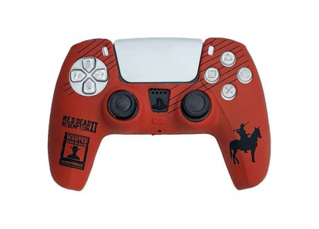 Чехол защитный PS5 Silicone Case for Controller Red Dead Redemption II