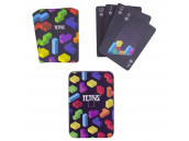 Игральные карты в металлическом кейсе Playing Cards in Metal Case - Tetris with Lenticular Effect