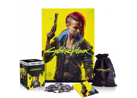 Пазл Good Loot Puzzle: Cyberpunk 2077 - Keyart Female V, 500 Pieces