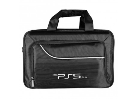 Сумка для консоли и геймпадов PS5 Slim (мягкая)