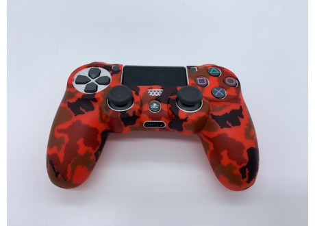 Чехол защитный PS 4 Silicon Case for Controller Camouflage Red\52