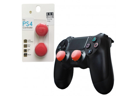 Насадка PS4 for Stick Skull&co CQC Elite Thumb Grip  ?19.5*9.7mm Red