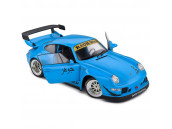 Модель автомобиля SOLIDO 1:18 scale Porsche 911 RWB Bodykit Shingen Blue 2018