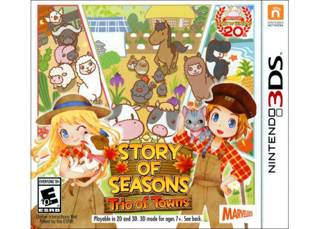 Story of Seasons: Trio of Towns [3DS, английская версия]