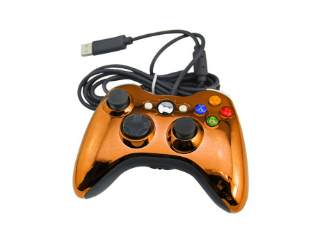 Джойстик X-BOX 360 Wired Controller Chrome Orange