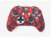 Чехол защитный Xbox One Silicone Case for Controller Черепа Red