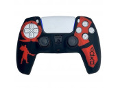 Чехол защитный PS5 Silicone Case for Controller God of War Ragnarok (black-red)