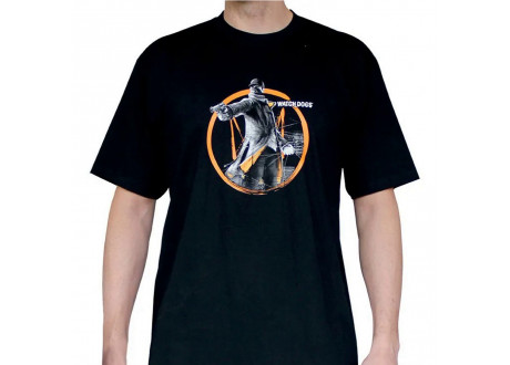 Футболка T-Shirt Watch Dogs - Fox Tag, Black Size M