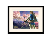 Принт в рамке Print with Mount: Legend of Zelda: BotW - Hyrule Scene Landscape, 30x40cm