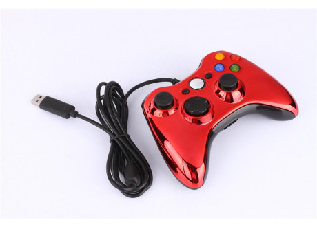 Джойстик X-BOX 360 Wired Controller Chrome Red