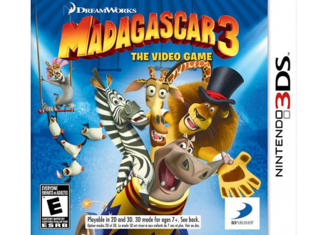 Madagascar 3: The Video Game (NTSC) [3DS, английская версия]