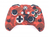 Чехол защитный Xbox One Silicone Case for Controller Camouflage Red