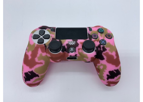 Чехол защитный PS 4 Silicon Case for Controller Camouflage Pink\56