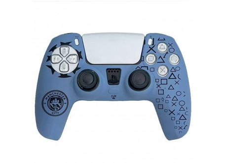 Чехол защитный PS5 Silicone Case for Controller FC Manchester City