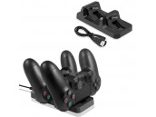 Зарядная станция PS4 Dual Charging Dock for Controllers Black TP4-002