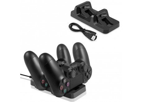Зарядная станция PS4 Dual Charging Dock for Controllers Black TP4-002