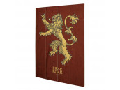 Деревянный принт Wood Print Game of Thrones - Lannister, 60x40cm