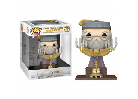 Фигурка Funko Pop! Deluxe: Harry Potter POA - Albus Dumbledore with Podium (172)