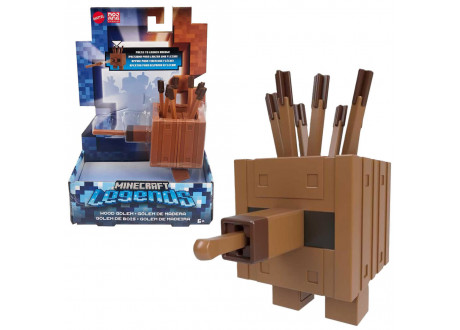 Экшн-фигурка Minecraft Legends - Wood Golem (GYR82), 8.26 cm
