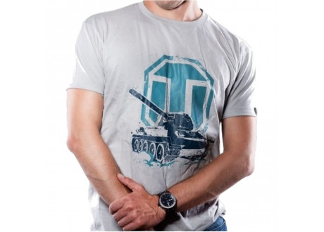 Футболка T-Shirt World of Tanks - Logo, Light Grey Size M