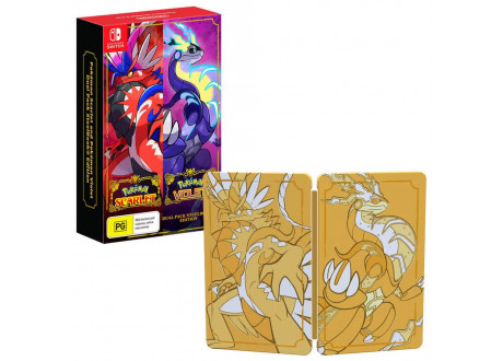 Pokemon Scarlet & Pokemon Violet Dual Pack Steelbook Edition [Nintendo Switch, английская версия]