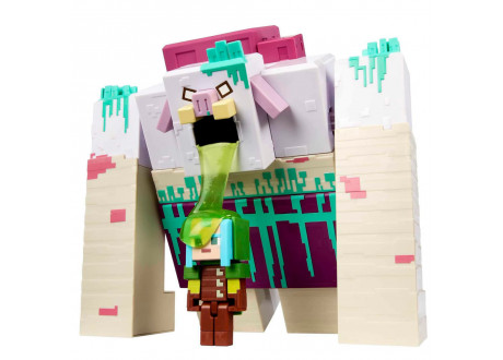 Набор экшн-фигурок Minecraft Legends - The Devourer with Ranger and Slime, 24 cm