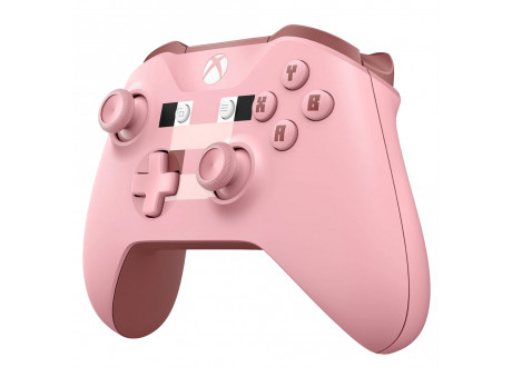 Джойстик Xbox One S/X Controller Wireless Minecraft Pig (OEM в пакете)