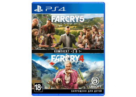 Far Cry 4 + Far Cry 5 - Double Pack [PS4, русская версия/ английская версия]