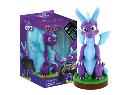 Фигурка-подставка для геймпада/телефона Cable Guys - Spyro: Ice Spyro
